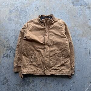 Vintage Y2K American Eagle Plaid Lined Utility Jacket Sz M